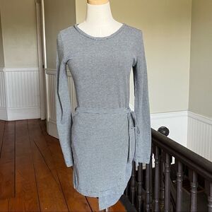 Avec Les Filles Striped Wrap Dress XXS